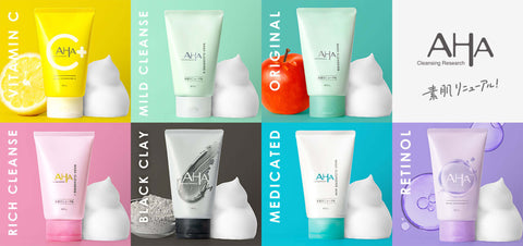 [BCL] Cleansing Research AHA Black Mud Clay Facial Wash Cleanser 120g