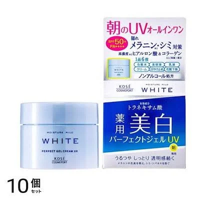 [KOSE] Cosmeport Moisture Mild White Perfect Gel UV Japan Whitening All-in-One Day Collagen Beauty Skin Care 100g