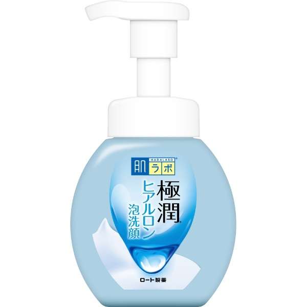 [ROHTO] HADA LABO Gokujyun Hyaluronic Acid Face Wash Pump 160ml