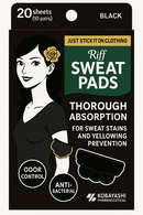 [Kobayashi Parma] Underarm Sweat Pads – Sweat Stain Prevention & Deodorizing Sheets Blakc (20 Pads)
